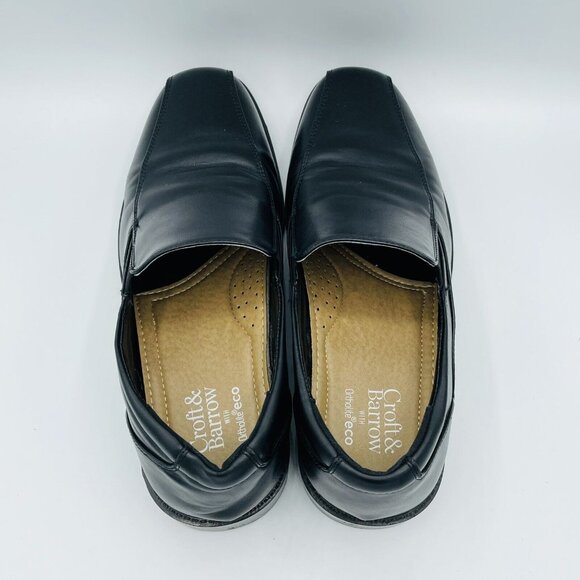 Croft & Barrow Mens Size 8.5 M Black Ortholite Slip On Loafer Casual Dress Shoe - Picture 8 of 11